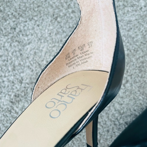 Franco Sarto Talana Black Pointed Heels NEW - Picture 5 of 7